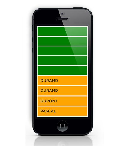 i-golf gestion planning mobile